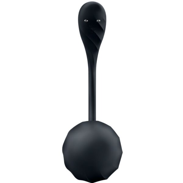 Satisfyer Ribbed Petal — Wearable Vibrator, Remote Control, Black — App-Controlled Sex Toys — view 5