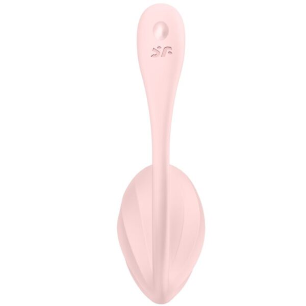 Satisfyer Ribbed Petal — Wearable Vibrator, Remote Control, Rose — App-Controlled Sex Toys — view 2