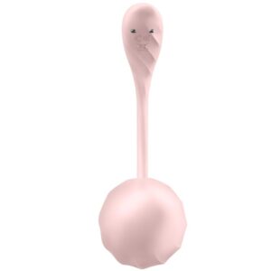 Satisfyer Ribbed Petal — Wearable Vibrator, Remote Control, Rose — App-Controlled Sex Toys — view 3