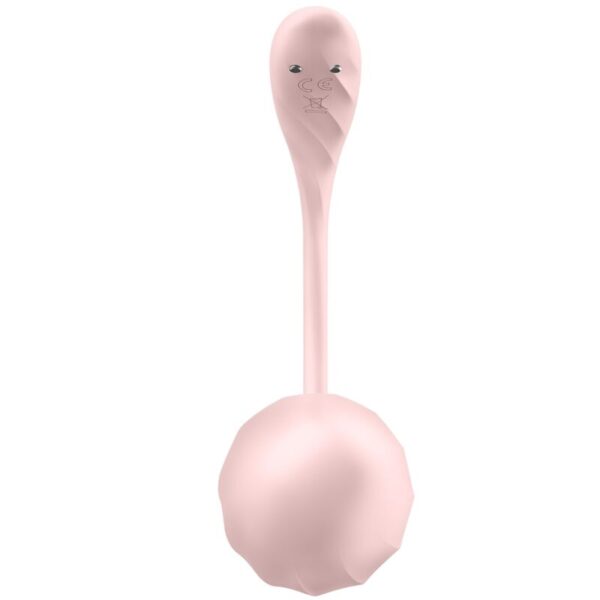 Satisfyer Ribbed Petal — Wearable Vibrator, Remote Control, Rose — App-Controlled Sex Toys — view 3