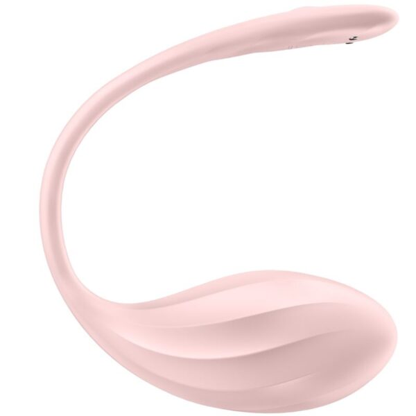 Satisfyer Ribbed Petal — Wearable Vibrator, Remote Control, Rose — App-Controlled Sex Toys — view 4
