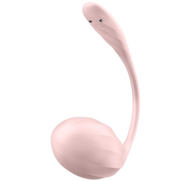 Satisfyer Ribbed Petal — Wearable Vibrator, Remote Control, Rose — App-Controlled Sex Toys — view 5