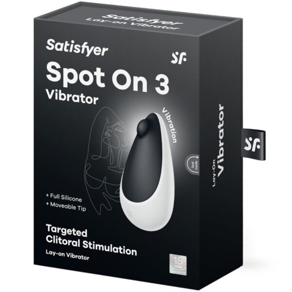 Satisfyer Spot On 3 — Clitoral Vibrator, Rechargeable, Black — Clitoral Stimulators — view 5