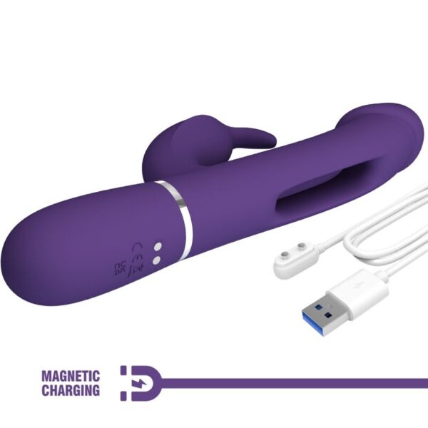 Pretty Love Kampas — Rabbit Vibrator, Rechargeable, Violet — Rabbit Vibrators — view 8