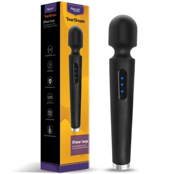 Armony X Power Large — Wand Massager, Black — Vibrators — view 5