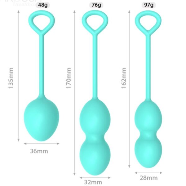 Armony Anabiosis — Kegel Weights, Green — Kegel Balls & Ben Wa Balls — view 6