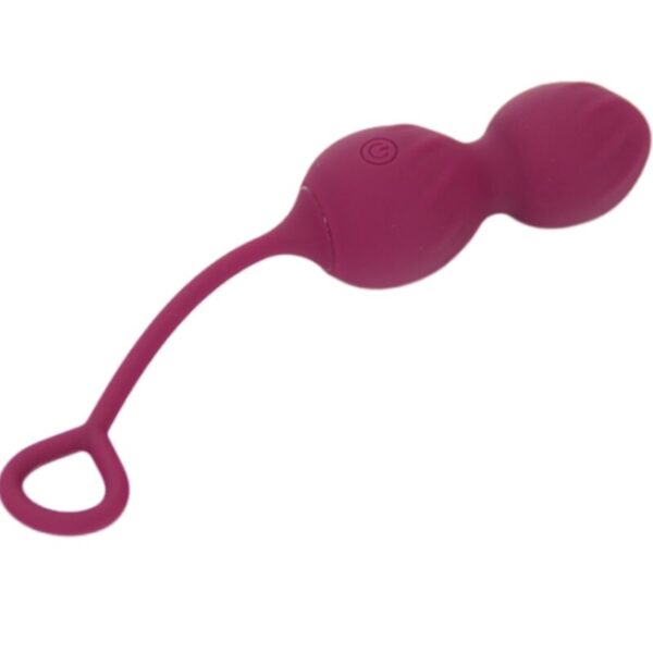 Armony Blossoms — Vibrating Kegel Balls, Remote Control, Dark Red — Kegel Balls & Ben Wa Balls — view 5