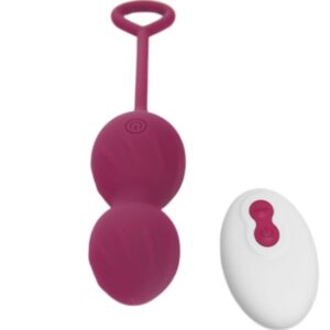 Armony Blossoms — Vibrating Kegel Balls, Remote Control, Dark Red — Kegel Balls & Ben Wa Balls — view 3
