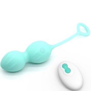 Armony Blossoms — Vibrating Kegel Balls, Remote Control, Green — Kegel Balls & Ben Wa Balls — view 4
