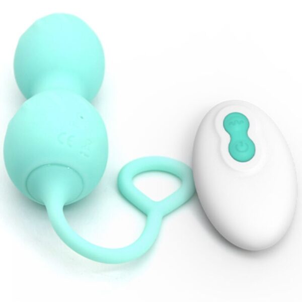 Armony Blossoms — Vibrating Kegel Balls, Remote Control, Green — Kegel Balls & Ben Wa Balls — view 2