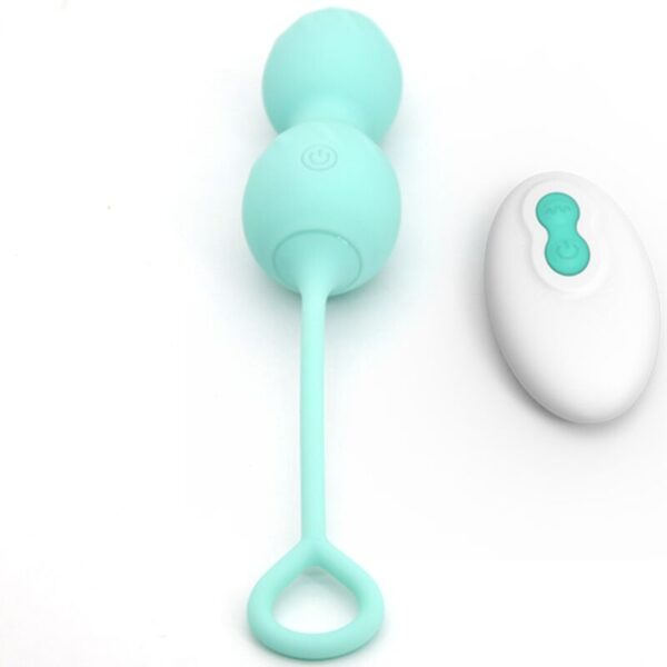 Armony Blossoms — Vibrating Kegel Balls, Remote Control, Green — Kegel Balls & Ben Wa Balls — view 3