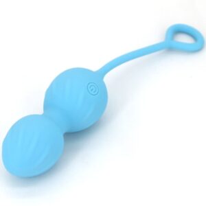 Armony Blossoms — Vibrating Kegel Balls, Remote Control, Blue — Kegel Balls & Ben Wa Balls — view 2