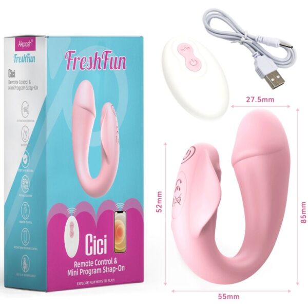Armony FreshFun Cici — Wearable Vibrator, App-Controlled, Pink — App-Controlled Sex Toys — view 3