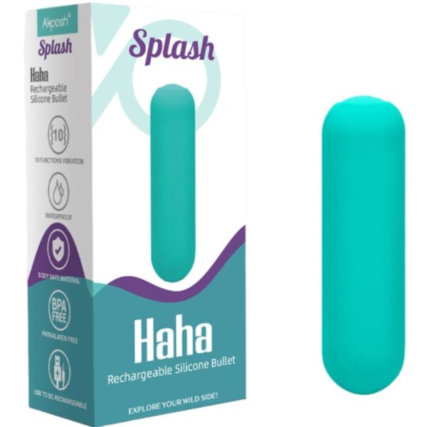 Armony Splash Haha — Bullet Vibrator, Waterproof, Green — Bullet Vibrators — view 7