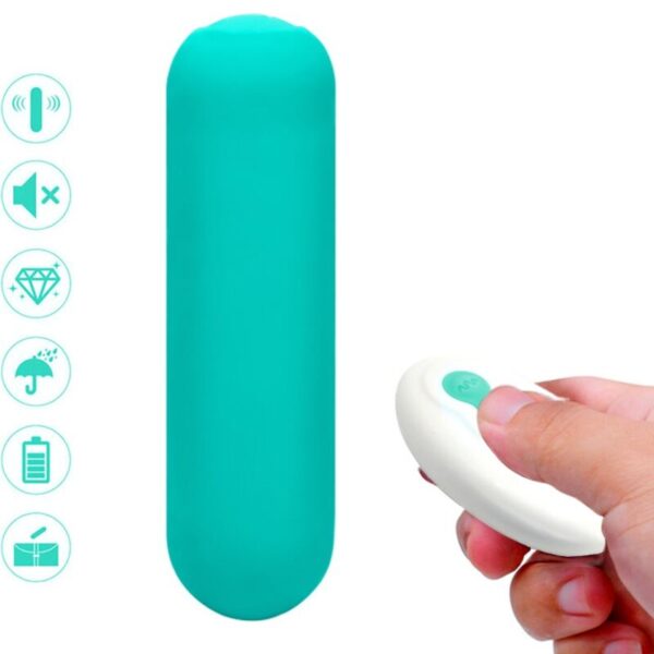 Armony Splash Joie — Bullet Vibrator, Remote Control, Green — Bullet Vibrators