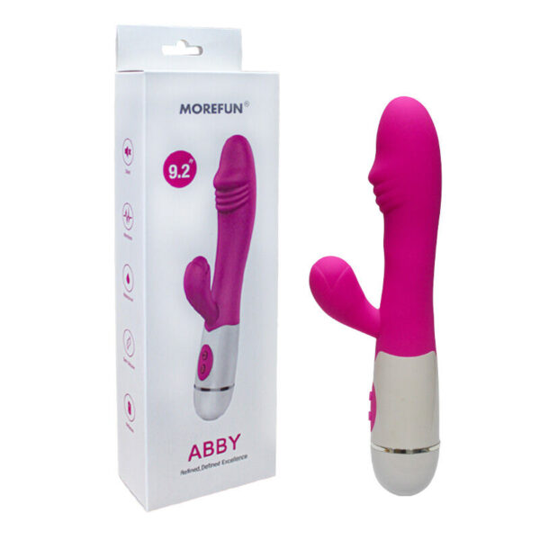 Armony Abby — Rabbit Vibrator, Silicone, Fuchsia — Rabbit Vibrators — view 3
