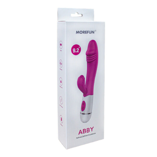 Armony Abby — Rabbit Vibrator, Silicone, Fuchsia — Rabbit Vibrators — view 2
