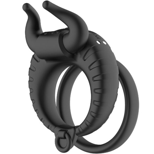 Armony Bull’s Pasion — Vibrating Cock Ring, Black — Cock Rings — view 6