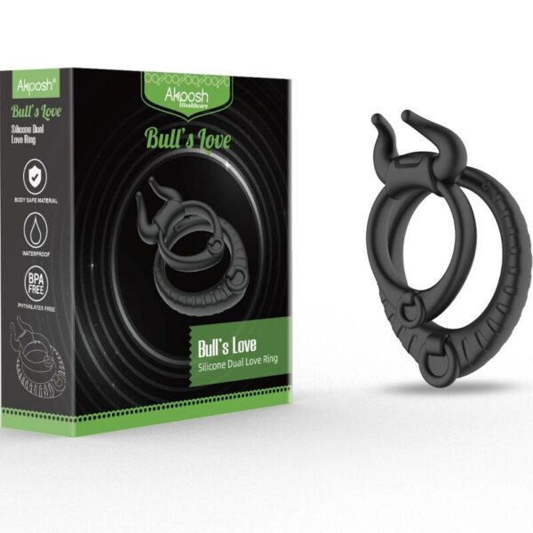 Armony Bull’s Pasion — Cock Ring, Silicone, Black — Classic Cock Rings — view 5