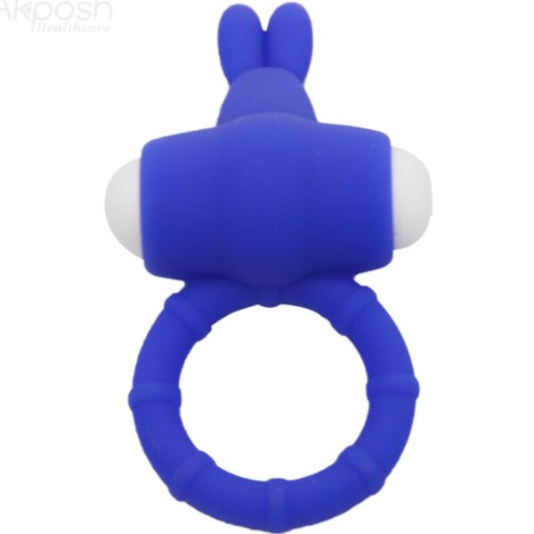 Armony Ms Bunny — Vibrating Cock Ring, Silicone, Blue — Cock Rings