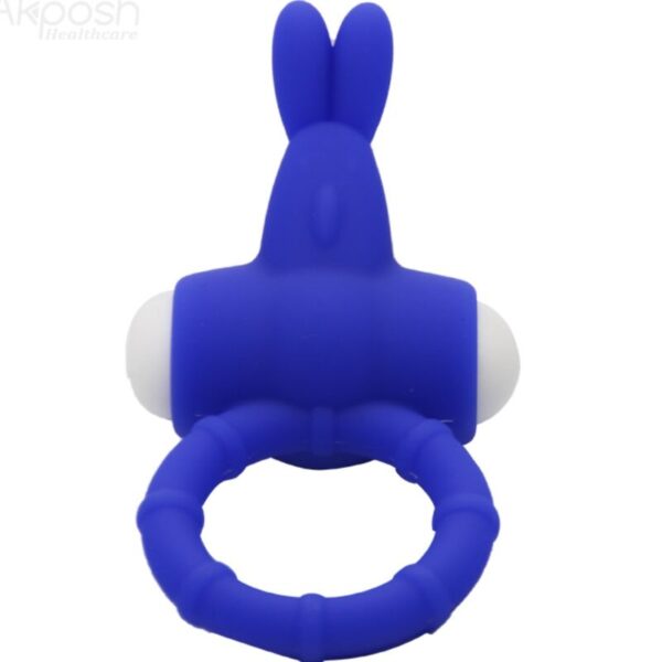 Armony Ms Bunny — Vibrating Cock Ring, Silicone, Blue — Cock Rings — view 3