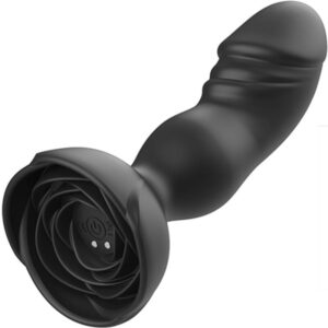 Armony Extreme Bloom — Vibrating Butt Plug, Remote Control, Black — Anal — view 3