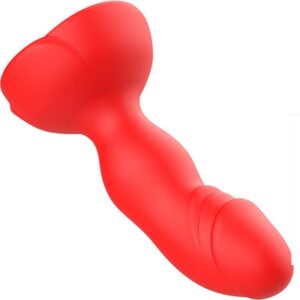 Armony Extreme Bloom — Vibrating Butt Plug, Remote Control, Red — Anal — view 3