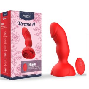 Armony Extreme Bloom — Vibrating Butt Plug, Remote Control, Red — Anal — view 2