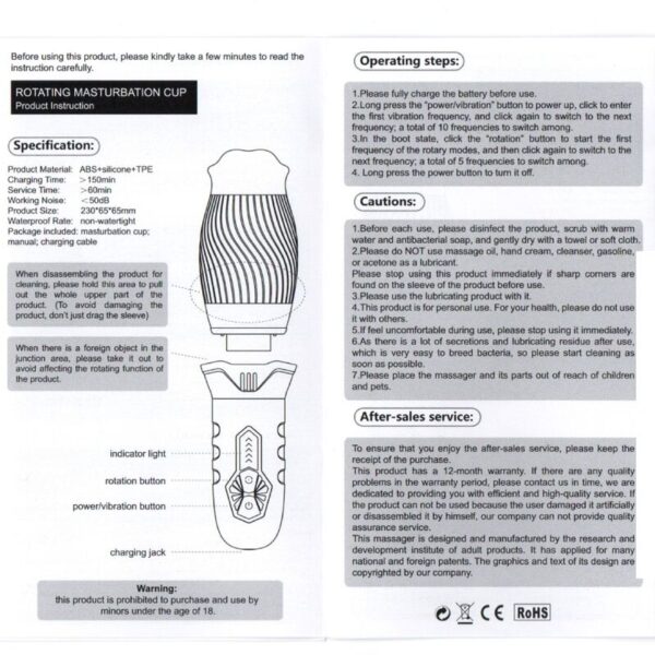 Armony Belucci Oral — Automatic Masturbator, White — Automatic Masturbators — view 4
