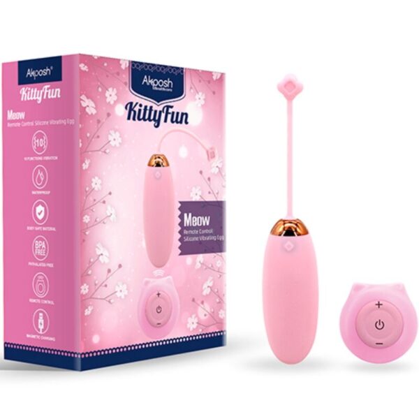 Armony Kitty Fun — Vibrating Egg, Remote Control, Pink — Clitoral Stimulators — view 5