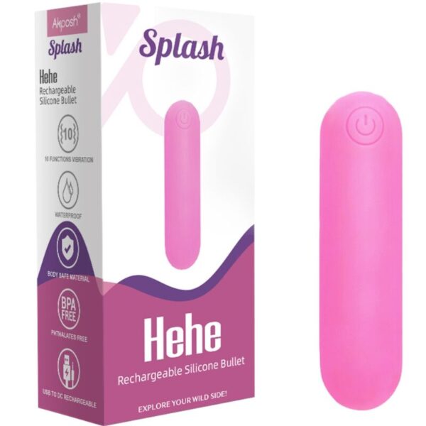 Armony Splash Hehe — Bullet Vibrator, Waterproof, Pink — Bullet Vibrators — view 6