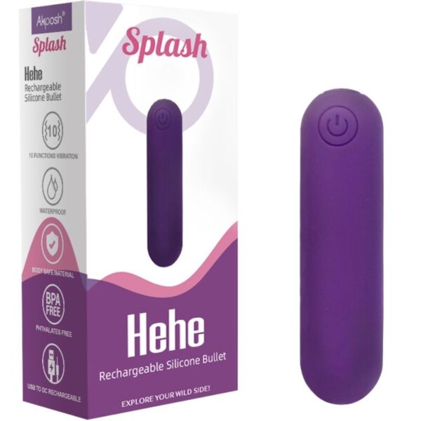 Armony Splash Hehe — Bullet Vibrator, Waterproof, Purple — Bullet Vibrators — view 6