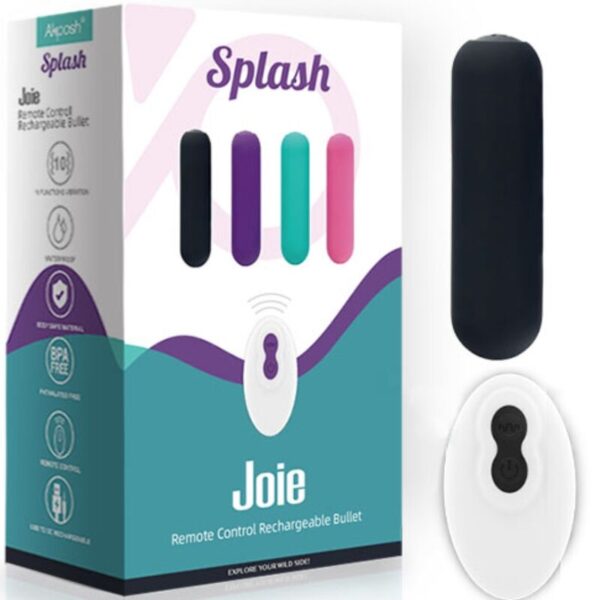 Armony Splash Joie — Bullet Vibrator, Remote Control, Black — Bullet Vibrators — view 8