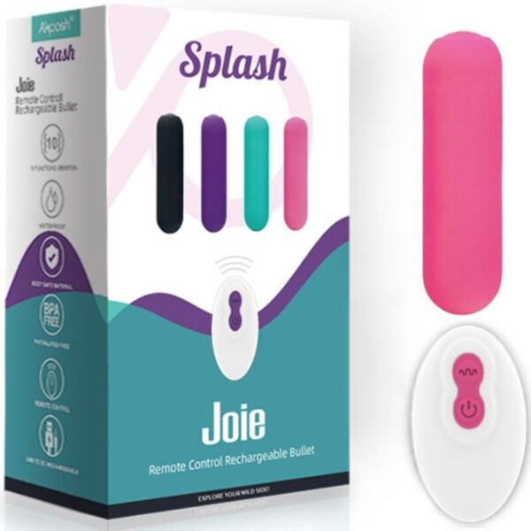 Armony Splash Joie — Bullet Vibrator, Remote Control, Pink — Bullet Vibrators — view 5