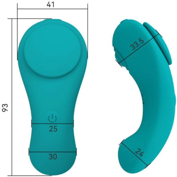 Armony Pleasure Panty — Wearable Vibrator, Remote Control, Green — Clitoral Stimulators — view 7