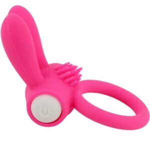 Armony Mr Bunny — Vibrating Cock Ring, Silicone, Pink — Cock Rings — view 4