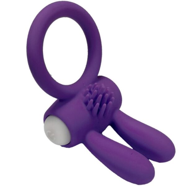 Armony Mr Bunny — Vibrating Cock Ring, Silicone, Purple — Cock Rings — view 4