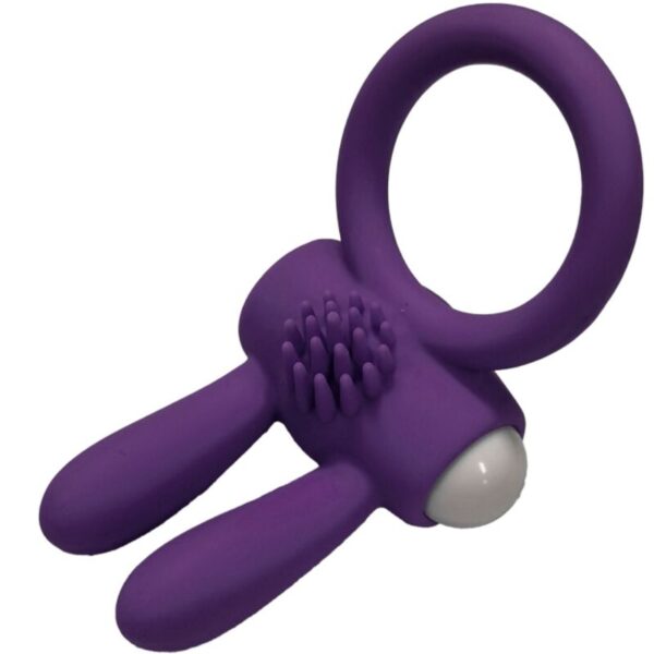 Armony Mr Bunny — Vibrating Cock Ring, Silicone, Purple — Cock Rings — view 5