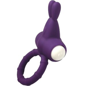 Armony Ms Bunny — Vibrating Cock Ring, Silicone, Purple — Cock Rings