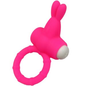 Armony Ms Bunny — Vibrating Cock Ring, Silicone, Pink — Cock Rings — view 3