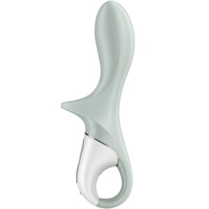 Satisfyer Air Pump Booty 3 — Anal Vibrator, Grey Green