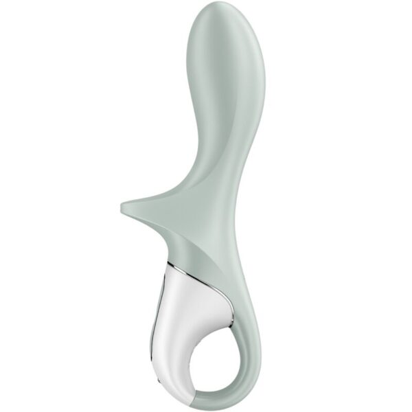 Satisfyer Air Pump Booty 3 — Anal Vibrator, Grey Green