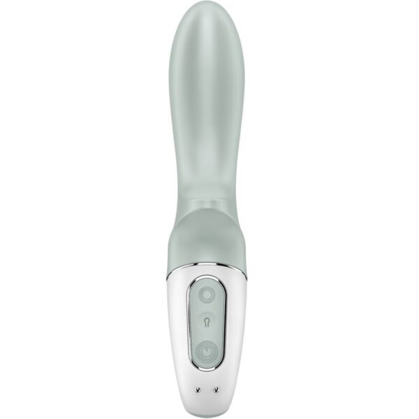 Satisfyer Air Pump Booty 3 — Anal Vibrator, Grey Green — view 5
