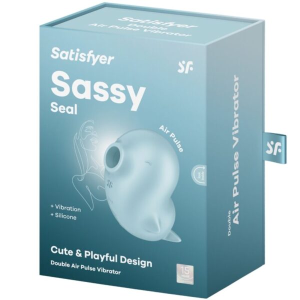 Satisfyer Sassy Seal — Air Pulse Stimulator, Waterproof — Air Pulse Vibrators — view 3