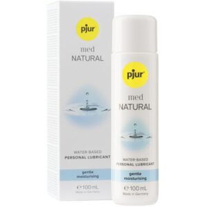 Pjur Med Natural Glide — Water-Based Lubricant, 100 ml — Lubes