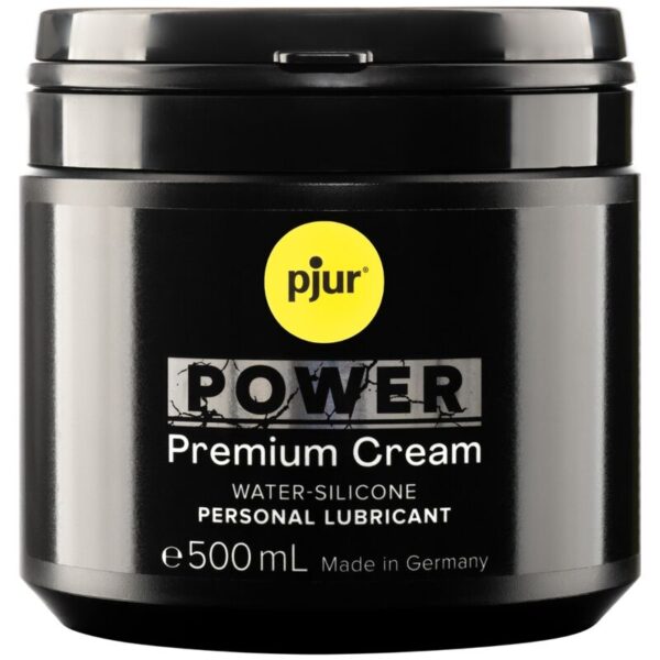 Pjur Power Premium Cream — Water-Based Lubricant, 500 ml — Anal Lubricants