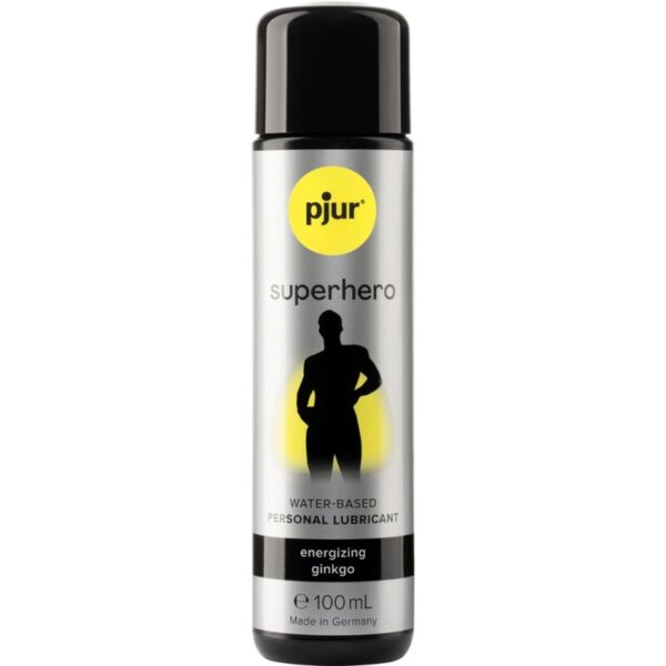 Pjur Superhero Ginkgo — Water-Based Lubricant, 100 ml — Delay Sprays & Gels