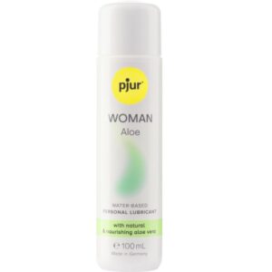 Pjur Woman Aloe — Water-Based Lubricant, 100 ml, Glycerin-Free — Lubes