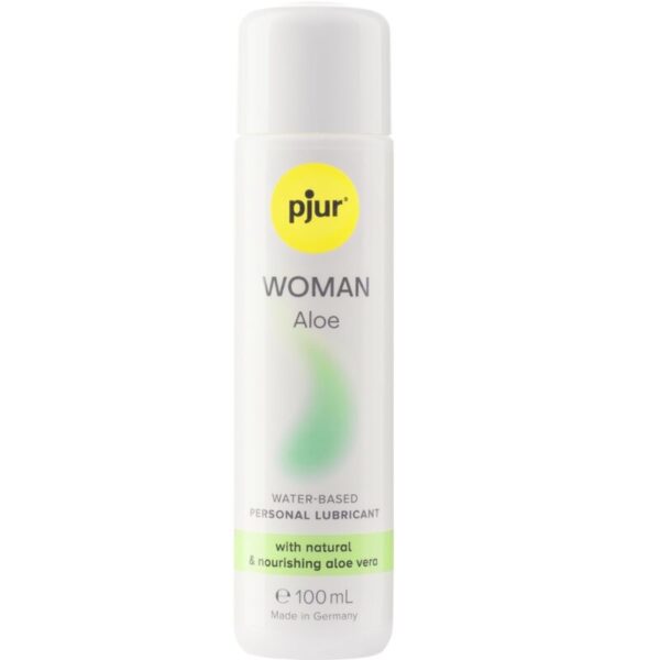Pjur Woman Aloe — Water-Based Lubricant, 100 ml, Glycerin-Free — Lubes