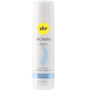 Pjur Woman Aqua — Water-Based Lubricant, 100 ml, Fragrance-Free — Lubes